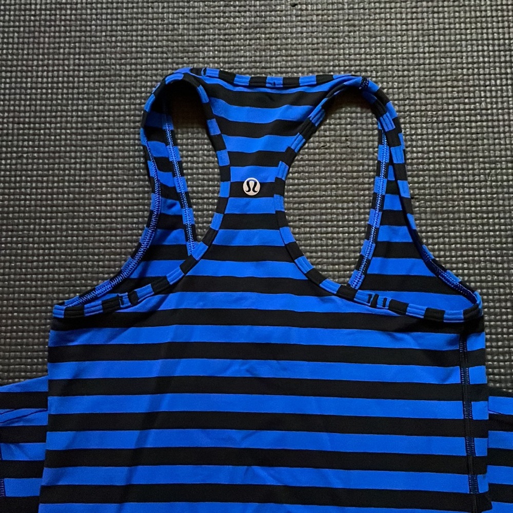 Tight-fit Lululemon yoga racerback tank